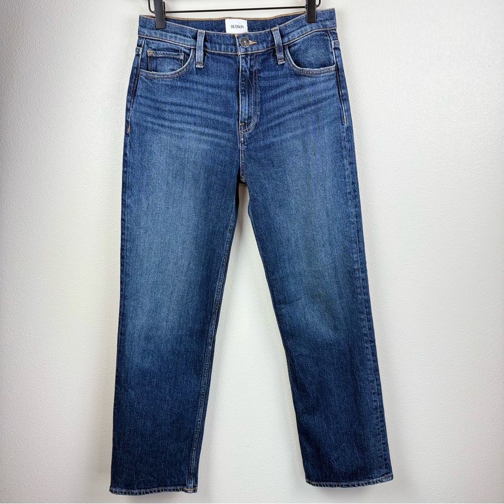 Hudson Remi High Rise Stretch Full Length Straight Leg Jeans